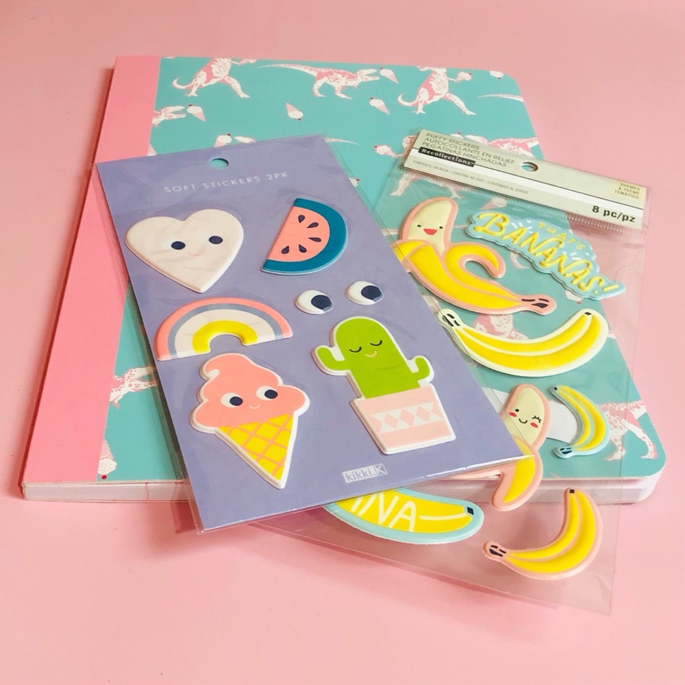 New Curated stationery sticker collection